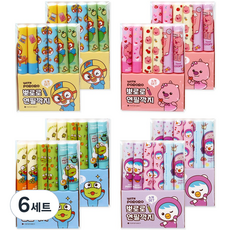 POPO FANCY With Pororo削筆器 4種組, 波羅洛、路飛、克朗、帕蒂, 6組