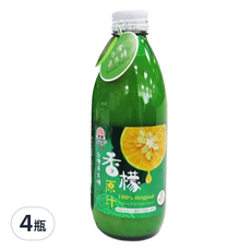 nulife 生活 新優植台灣香檬原汁 100%, 4瓶, 300ml
