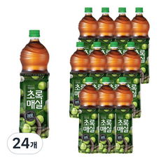 초록매실 제로, 1.5L, 24개