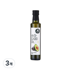 네츄라바이오푸즈 엑스트라버진 아보카도 오일, 260ml, 3개