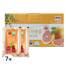 싱싱 빨간 자몽즙, 2000ml, 7개