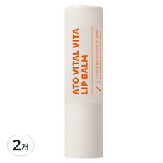 Taga Ato Vital Vita護唇膏 3.5g, 無香味, 2個, 3.5克