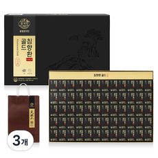천지인 침향환 골드 60p + 쇼핑백, 225g, 3개