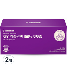 참앤들황토농원 NFC 착즙원액 100% 포도즙 30p, 3L, 2개