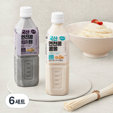 맑은물에 국산 연천콩 콩물과 풍국면 콩국수키트 1.2kg 2인분, 6세트