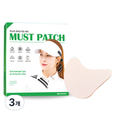 인콘트로 쿨링 머스트 자외선 차단 패치 10p, 3개, 3.5g