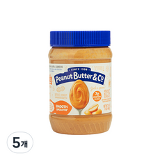 피넛버터앤코 스무스 오퍼레이터, 454g, 5개