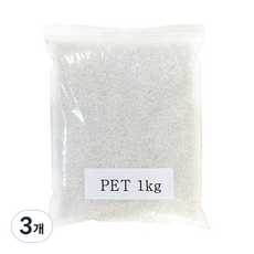 소백사 PP 알갱이 1kg, 3개, 투명