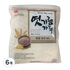 해가원 보리 엿기름 가루, 400g, 6개