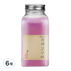 허브나래 국내산 자색고구마 분말, 90g, 6개