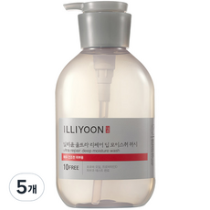 일리윤 울트라 리페어 딥 모이스춰 워시, 500ml, 5개