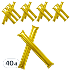 Akako愉快應援棒氣球, 40個, 金子