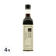 올가홀푸드 우리콩 진간장, 420ml, 4개