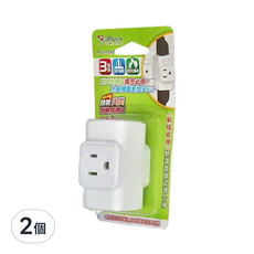 iPlus 保護傘 3座便利小壁插 3孔, PU-1032, 2個