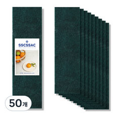 쓱싹 강력 다목적 청 수세미 40 x 12 cm, 50개, 1개입