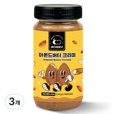 베리해피넛 아몬드버터 크리미, 275g, 3개