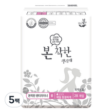 유기농본 착한 팬티라이너, 5개, 28개입, 롱