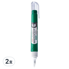 Pentel 飛龍文具 超速乾平頭修正液, 2支