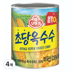 오뚜기 초당옥수수, 198g, 4개