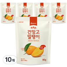 홈인푸드 건망고 말랭이, 80g, 10개