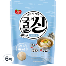 동원 국물의 신 멸치한알, 100g, 6개