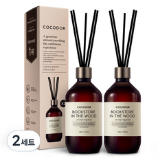 코코도르 프리미엄 디퓨저, 북스토어인더우드, 500ml, 4개 북스토어 인더우드, 1L, 2세트
