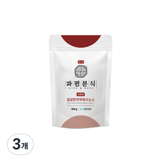 파평분식 떡볶이 소스 분말 얼얼한맛, 500g, 3개