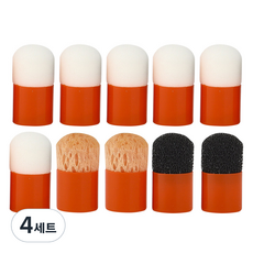Kes.B 藝術學校圓點郵票 10P 套裝, 混色, 4組