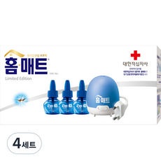 홈매트 리퀴드 에스 코드형 훈증기 + 리필 3p 세트, 4세트