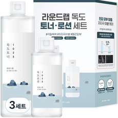 라운드랩 독도 토너 500ml + 로션 200ml 세트, 3세트