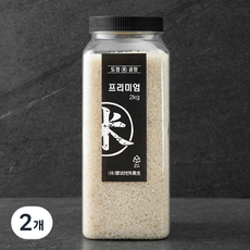 가든클래식스 도정공장 씻어나온 쌀 프리미엄, 2kg, 2개