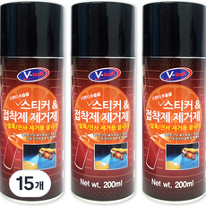 Vtech 스티커 & 접착제 제거제, 15개