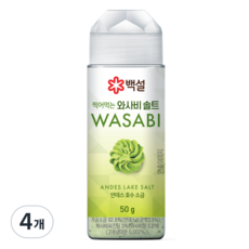 백설 와사비 디핑솔트, 4개, 50g