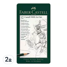 FABER-CASTELL 輝柏 高級素描鉛筆 119065G 12支, F, 2盒