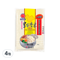 三好米 皇家香米，2.2kg，泰國東北A級香米品種，米粒長型透明白皙，富含纖維質, 4包, 最高等級
