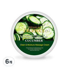 디오프러스 내추럴 스킨 오이 영양크림, 100g, 6개