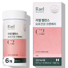 Rael平衡泌尿道保健蔓越莓 24g, 6個, 60顆