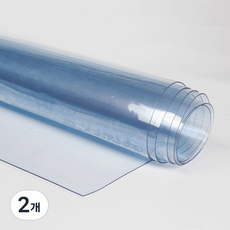 PVC軟質膜 厚度0.1mm*寬914mm*長9m, 透明, 2個