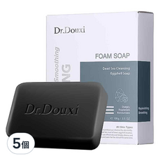 Dr.Douxi 朵璽 死海淨膚卵殼皂 100g 五入組-深層清潔、平衡油脂、卵殼素滋養, 5個