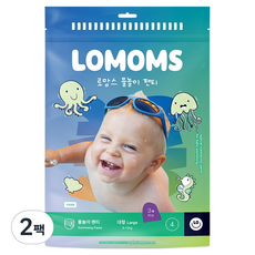 Lomoms 樂媽適 玩水褲型尿布 特大號 XL, 6張, 4階段