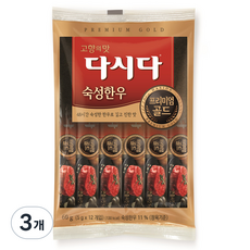 다시다 프리미엄골드 숙성한우12p, 60g, 3개