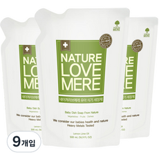 네이처러브메레
 네이쳐러브메레 유아 식기세정제 리필 500ml 9개입