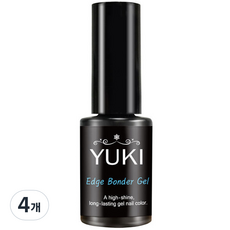 Yuki Edge Bonder 指甲油, 單色, 5ml, 4個