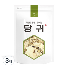 자연초 건조 당귀, 300g, 3개