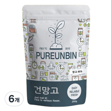 푸른빈 건망고 슬라이스, 6개, 200g