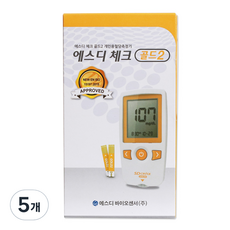 SD바이오센서 에스디 체크 골드2 혈당측정기, 5개, SD CHECK GOLD 2 Blood Glucose Monitoring System(01GC22)