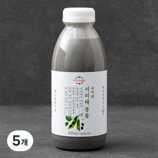 소이퀸 서리태 콩물, 5개, 500ml