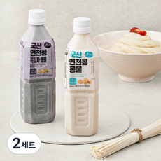 맑은물에 국산 연천콩 콩물과 풍국면 콩국수키트 1.2kg 2인분, 2세트
