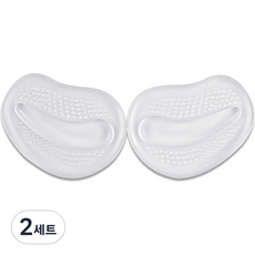 나음다름 충격 흡수 발바닥 보호대 좌 + 우 세트 투명, 2세트