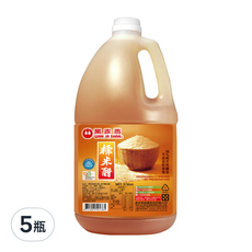 萬家香 糯米醋 3750ml, 100%純天然釀造 無防腐劑, 3.75L, 5瓶